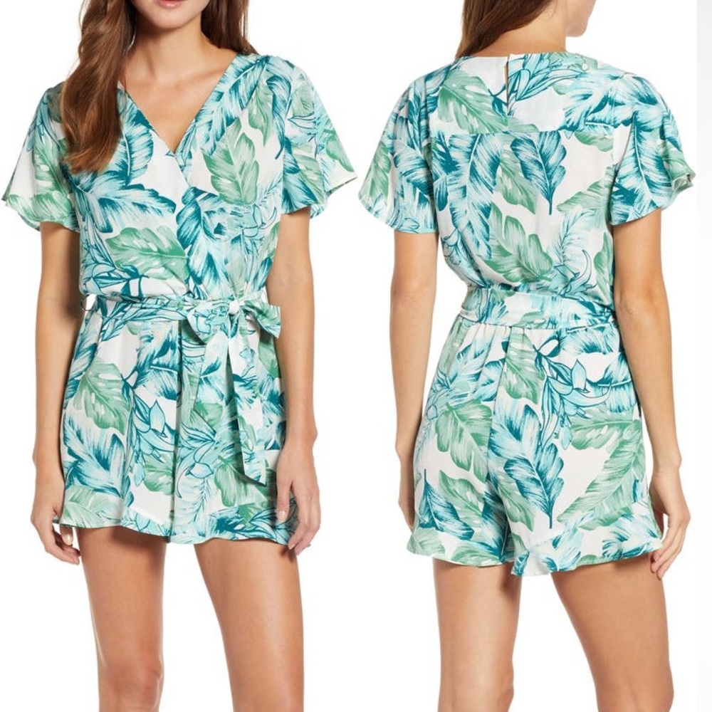 Ruffle Hem Romper